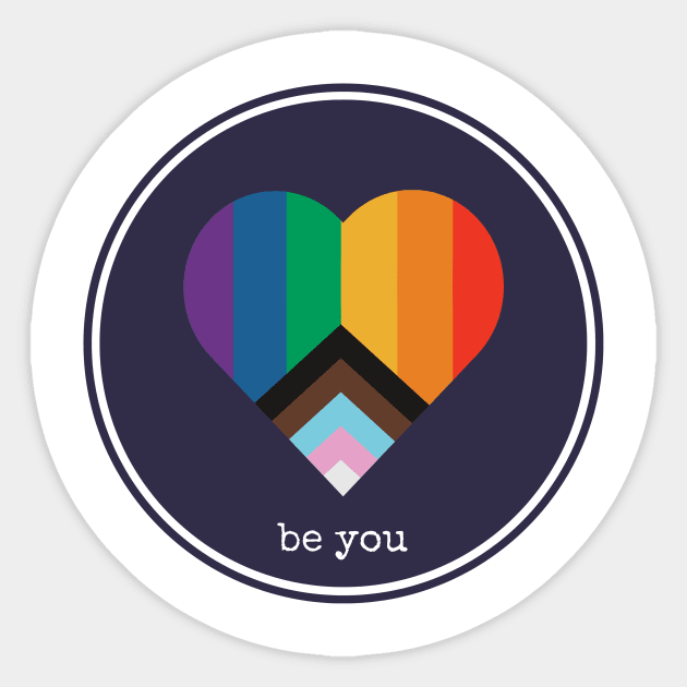 be you lgbtqia pride Sticker by Bayou Beginnings